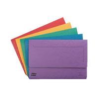 Europa Pocket Document Wallet Foolscap Assorted Pack of 25 4790
