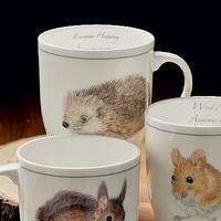 European Hedgehog Bone China Mug