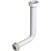 euroflo white plastic flush pipe set