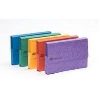 Europa A3 Document Wallet 32mm Capacity Assorted Pack of 25