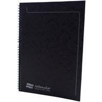 Europa A4 Side Bound Notemaker Black 4862