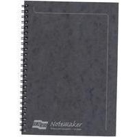 europa a5 side bound notemaker black 4852