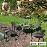 europa stone pomino patio set with 4 san luca chairs