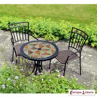 Europa Leisure Tobarra Standard Dining Set with 2 Malaga Chairs