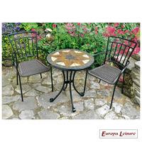 Europa Leisure Montilla Standard Dining Set with 2 Malaga Chairs