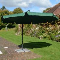 europa leisure 3m green cantilever parasol