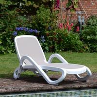 europa leisure nardi alfa sun lounger white