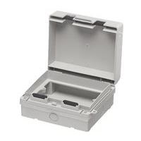 europa ip65 2 gang weatherproof outdoor socket switch accessory box