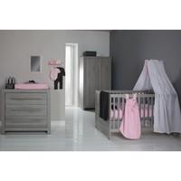 europe baby vicenza 3 piece roomset grey