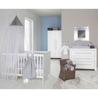 europe baby vicenza 3 piece roomset white