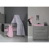 europe baby vicenza 2 piece roomset grey