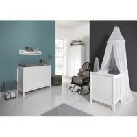 Europe Baby Atlantic 3 Piece Cot Roomset-White