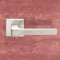 European FH5 Flash Lever Latch Handles on Square Rose