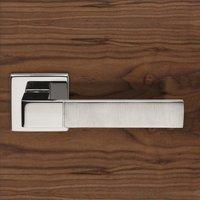 european dnd030 quattro 02 lever latch handles on square rose