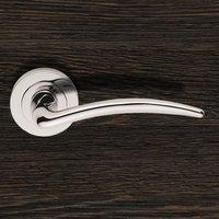 European FR5F Francy Lever Latch Handles on Round Rose