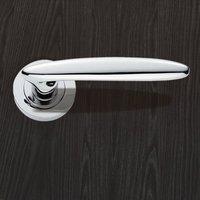 european n15 nirvana lever latch handles on round rose