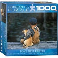 Eurographics 8 x 8-inch Box Boy\'s Best Friend MO Puzzle (1000 Pieces)