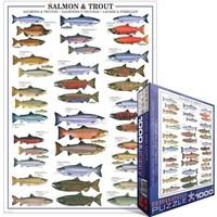 Eurographics Salmon and Trout Puzzle (1000 Pieces)