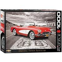 eurographics 1957 corvette classic car puzzle 1000 pieces