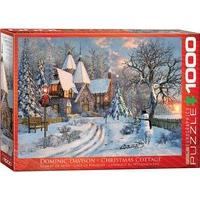eurographics 6000 0790 christmas cottage puzzle 1000 piece