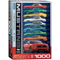 Eurographics Ford Mustang 50th Anniversary (9 Types) Puzzle (1000 Pieces)