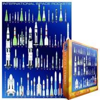 Eurographics International Space Rockets Puzzle (1000 Pieces)