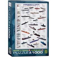 eurographics submarines and u boats puzzle 1000 pieces