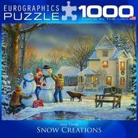 Eurographics 8 x 8-inch Box Snow Creations MO Puzzle (1000 Pieces)