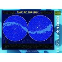 Eurographics Map of the Sky Puzzle (1000 Pieces)