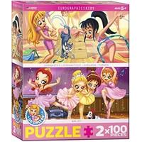 Eurographics Go Girls Go! Multipack Puzzle (2 x 100 Pieces)