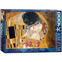 Eurographics the Kiss (Detail) by Gustav Klimt Puzzle (1000 Pieces)