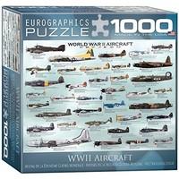 Eurographics 8 x 8-inch Box WWII Aircraft MO Puzzle (1000 Pieces)