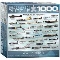 eurographics 8 x 8 inch box wwii aircraft mo puzzle 1000 pieces