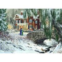 Eurographics 8 x 8-inch Box Winter Lace MO Puzzle (1000 Pieces)