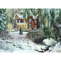 eurographics 8 x 8 inch box winter lace mo puzzle 1000 pieces