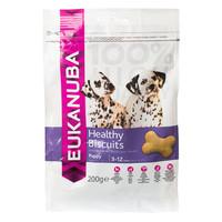 eukanuba puppy 3 12 months healthy biscuits 200g