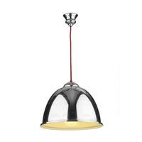 EUS0125 Euston 1 Light Metal Pendant Ceiling With Red Cord