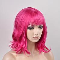 European and American women fashion pear head red short hair high temperature wire wig