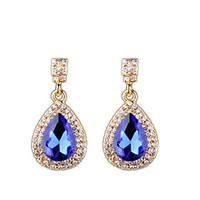 European And American Fashion Diamond Drop Earrings