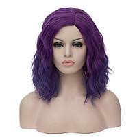 European and American fashion daily fresh purple gradient noodles party cos wig 1892