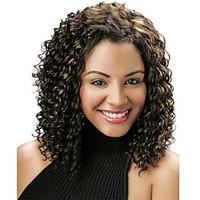 Europe and the United States Deep Mixed Curly Fashion Woman\'s Short Wig