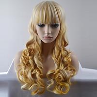 Europe and the United States Ms. New Year long section of high-temperature silk hair wig