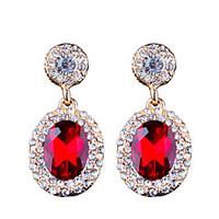 European And American Fashion Temperament Full Diamond Earrings