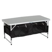 eurohike basecamp storage table silver