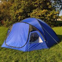 Eurohike Cairns 4 Man Deluxe Tent, Blue