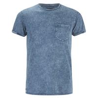 Eureka Burn Out Short Sleeve T-Shirt in Denim