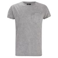 Eureka Burn Out Short Sleeve T-Shirt in Grey