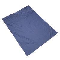 eurohike polycotton sleeping bag liner double blue blue