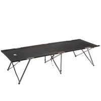 eurohike deluxe folding camp bed black black
