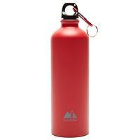 Eurohike Aqua 0.75L Aluminium Water Bottle - Red, Red